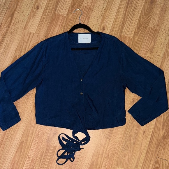 King & Tuckfield Wrap Blouse Size Large - Picture 1 of 4